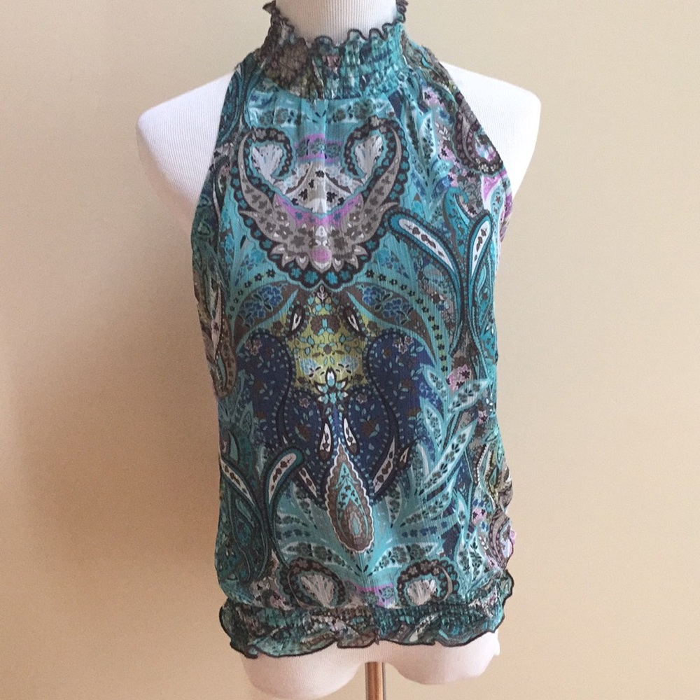 BCX Paisley Print Top Small
